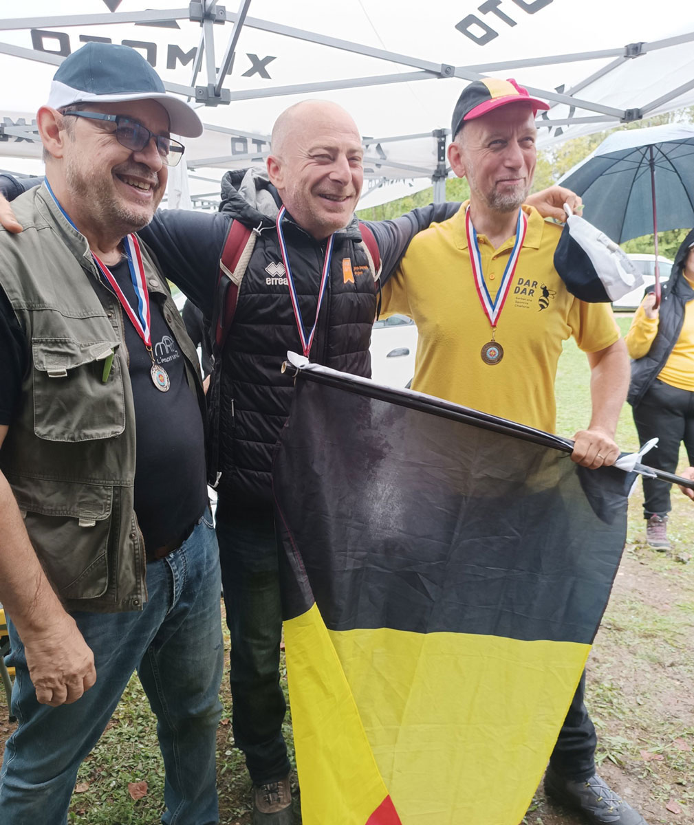 Les trois gagnants du concours..